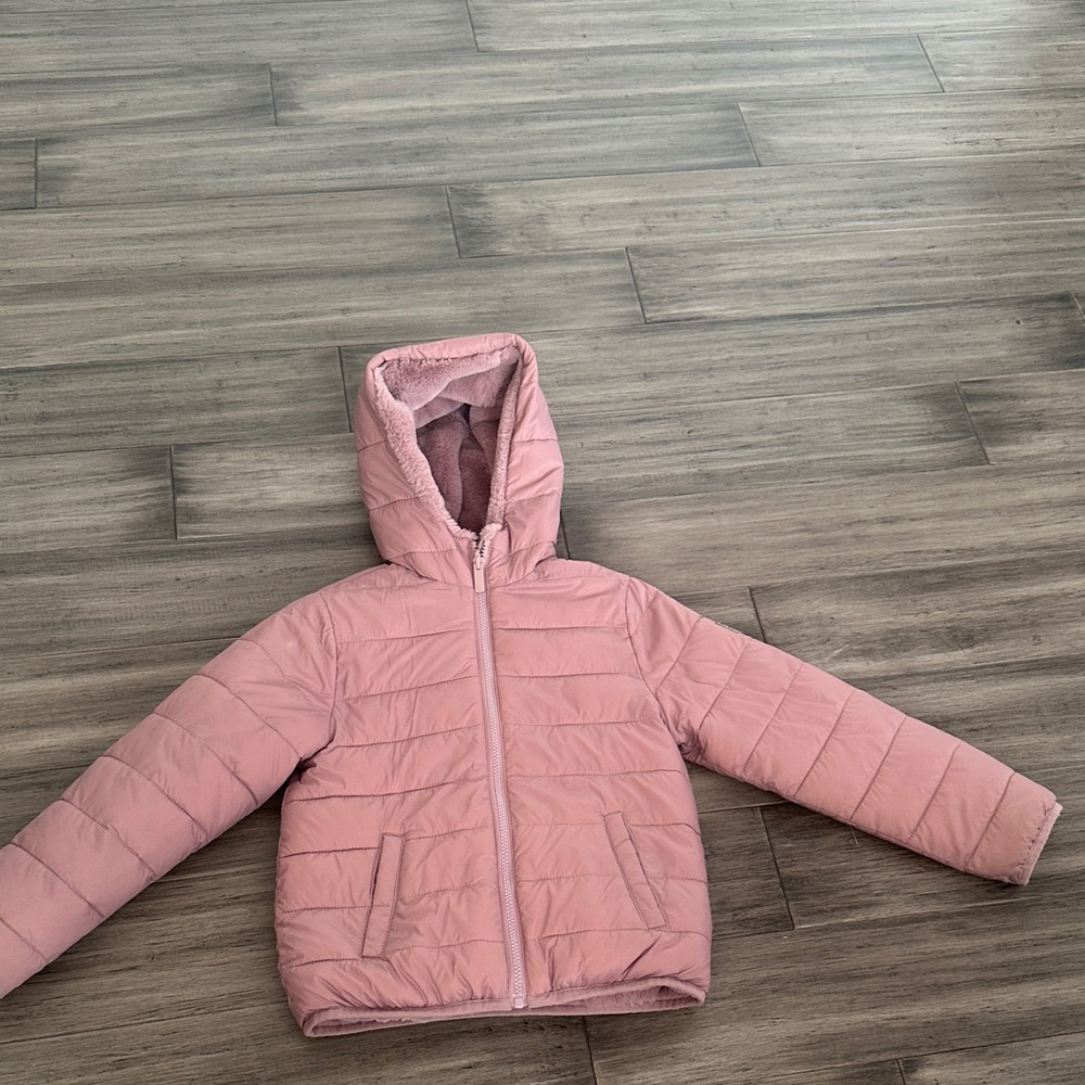 Abercrombie Kids Light Pink Puffer Jacket